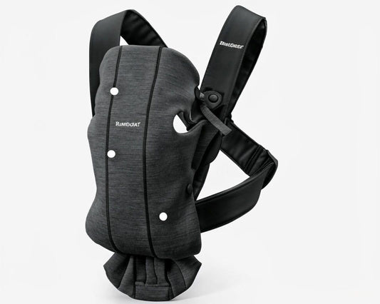 Charcoal gray Baby Bjorn baby carrier mini (newborn), One size